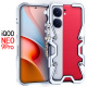 iQoo Z9 turbo手机壳Z9x机械手臂neo9pro金属边框noe6se保护套nao9加厚防摔neo7全包边铁中框neo8pro透气散热