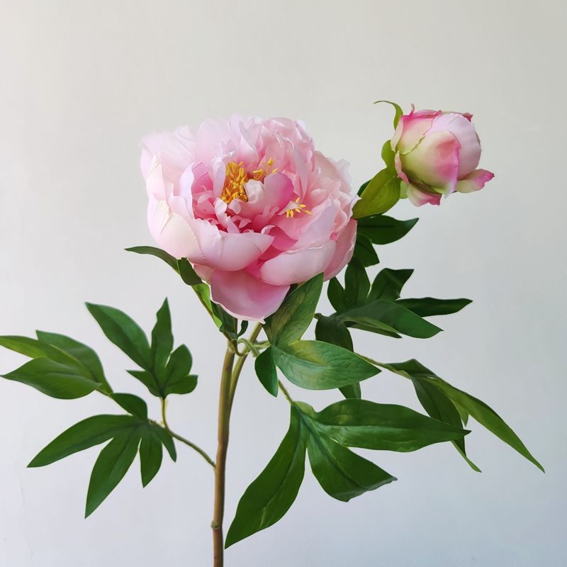 高档牡丹花仿真花手感芍药花绢花假花客厅摆设餐桌花插花装饰花