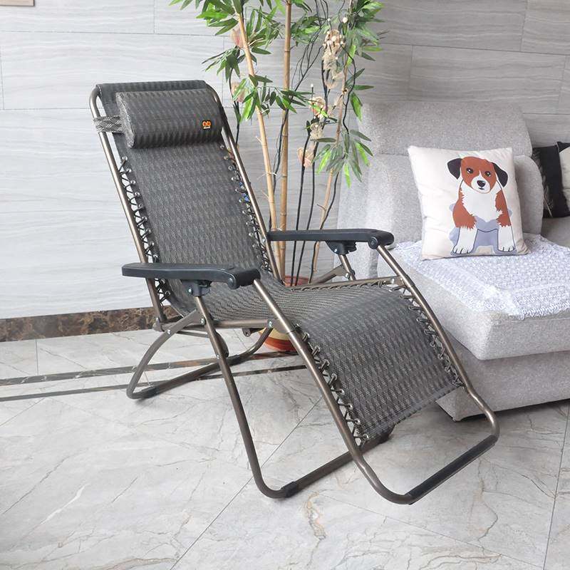 躺椅折叠椅子靠背家用休闲午休阳台晒太阳懒人孕妇沙滩床振东海椰