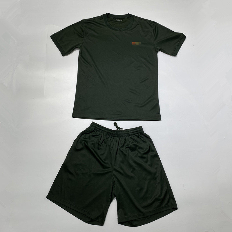 新款体能训练服套装男夏季圆领短袖速干体能裤武体能服t恤军训服