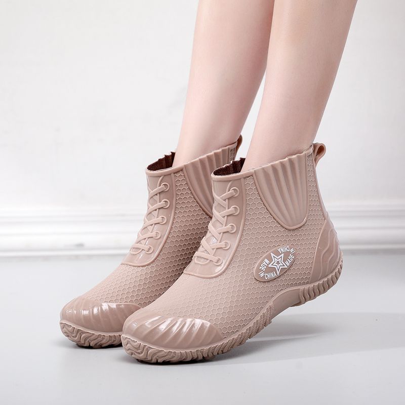 韩版雨鞋女款时尚外穿套鞋轻便防水胶鞋新款工作防滑成人短筒雨靴