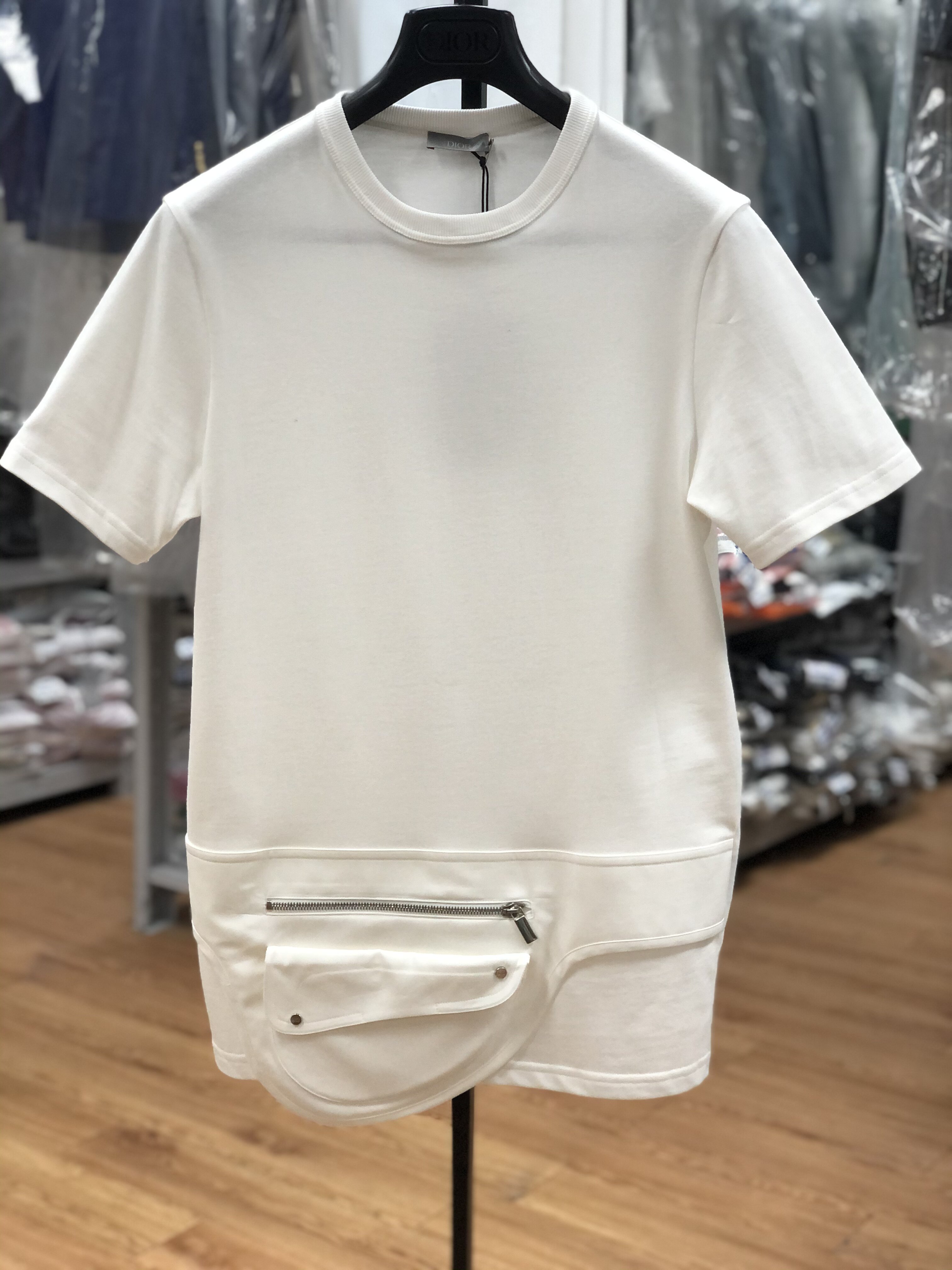 热销代购dior_dior homme 男士白色手枪短袖tee 2020春夏正品代购023j