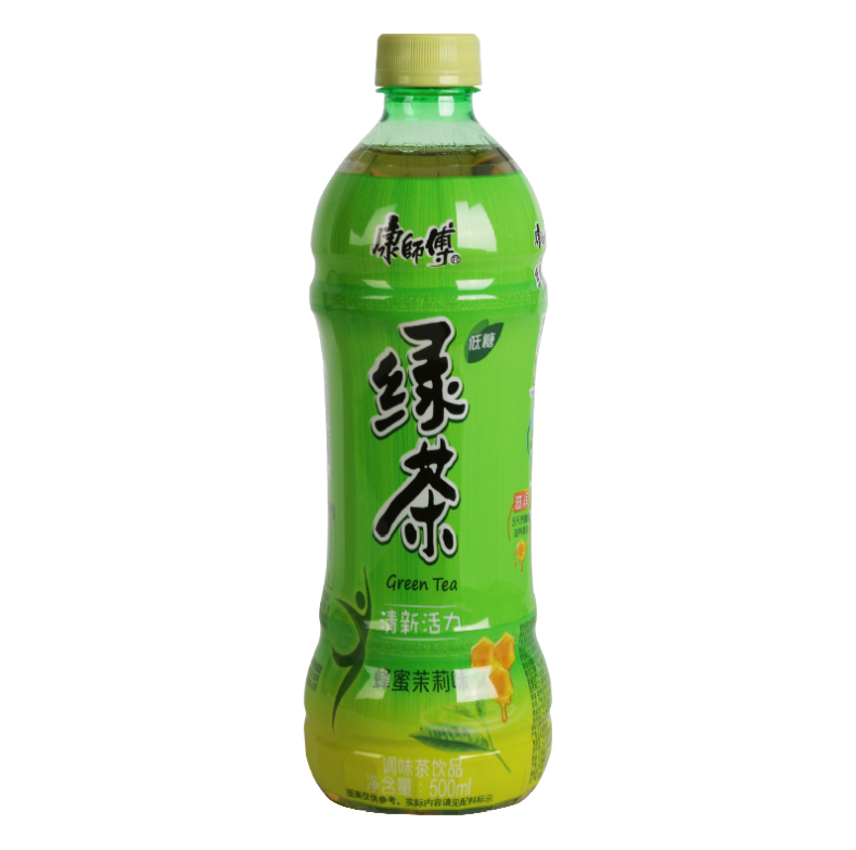 康师傅绿茶蜂蜜茉莉味500ml15瓶整箱