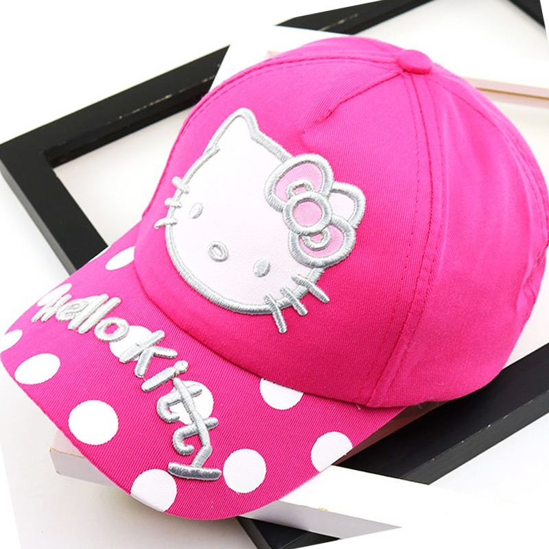 Korean Edition KT Hello Kitty children Hat Thin section Mesh cap Traveling Large canopies Baseball cap Embroidery Cap 2019 newin the Children/Baby/Family fitted , Hat/Muffler/Masks/Gloves/Earmuffs/Booties , Hat category - from Buy2taobao.com to provide professional Taobao agent buy service