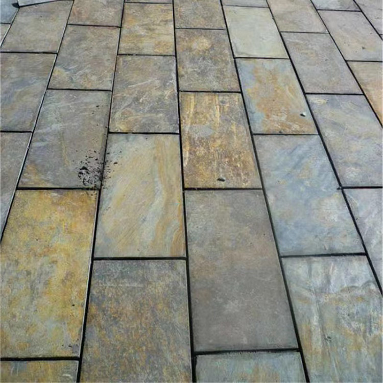 天然仿古防滑地砖锈石板庭院阳台院子露台花园户外广场耐磨铺路砖