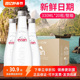 依云矿泉水玻璃小瓶330ml/750ml大瓶整箱进口evian高端碱性饮用水