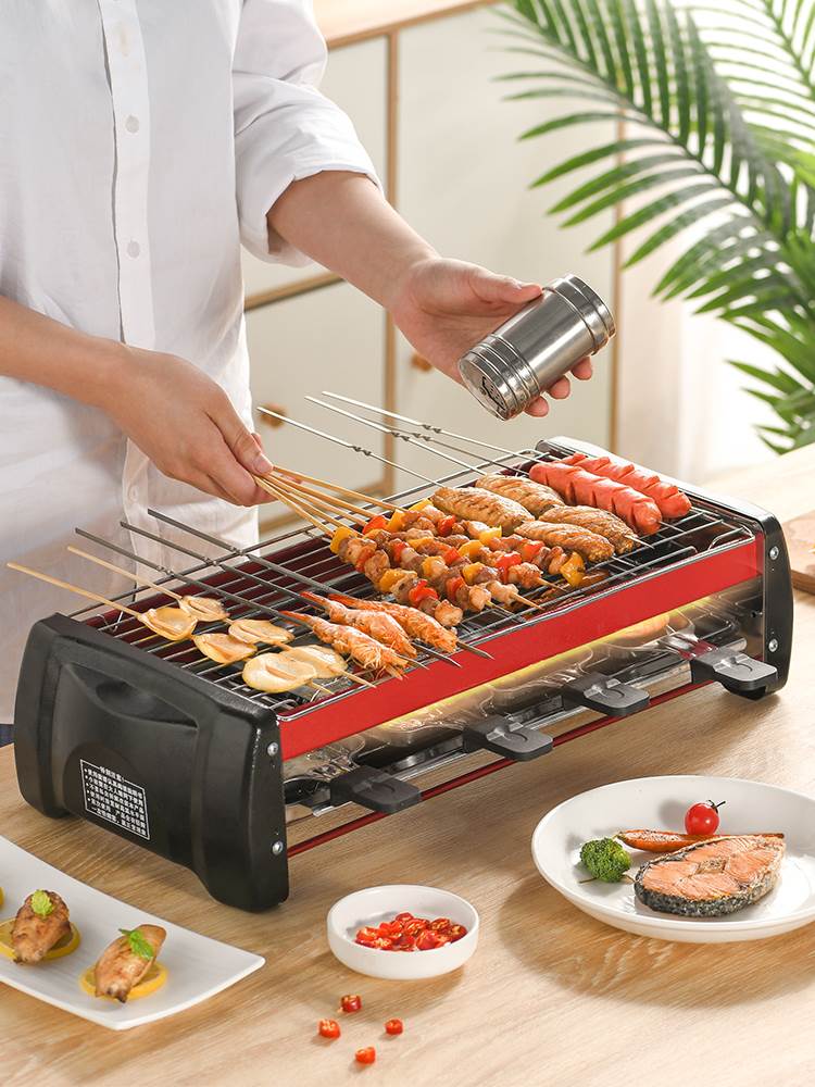 烤红薯烤炉家用电烧烤炉子家用室内无烟8人以上家庭版神器烤肉机