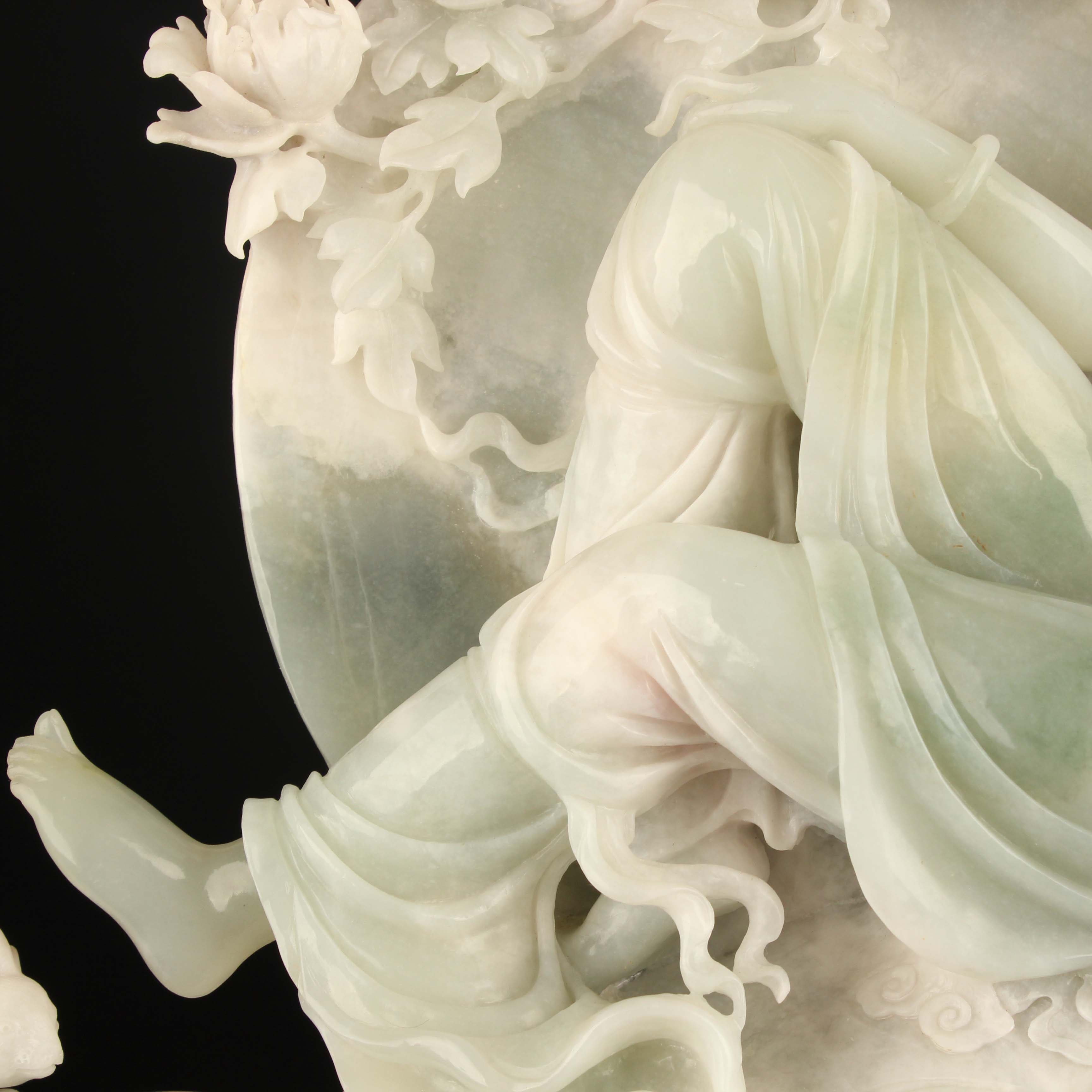 镇平玉雕馆 飞天摆件 21公斤