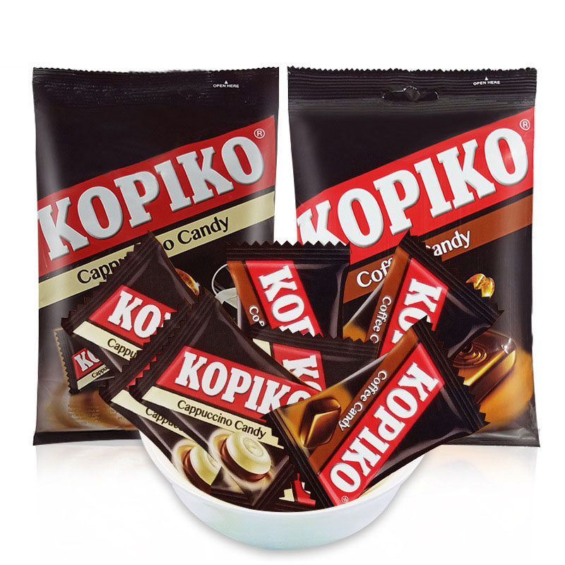 kopiko可比可印尼进口零食韩剧同款浓咖啡卡布奇诺咖啡味特硬板糖
