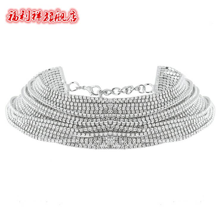欧美流行多层镶钻链条颈链女项链 necklace women choker jewelry|ruв категории Украшения,ювелирные изделия, ожерелье - от Buy2taobao.com для оказания профессиональной услуги покупки агента Taobao