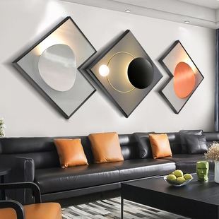 客厅装饰画不规则组合挂画挂在卧室墙上的沙发背景墙2021年新款