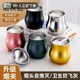 不锈钢烟灰缸防飞灰带烟扣潮流创意防风个性客厅家用卧室小号车载