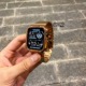 iwatch9小方块金色金属表带不锈钢适用applewatch表壳SE通用8智能