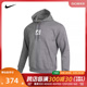 Nike耐克2024年新款男子JORDAN灰色连帽卫衣针织套头衫DQ7339-091