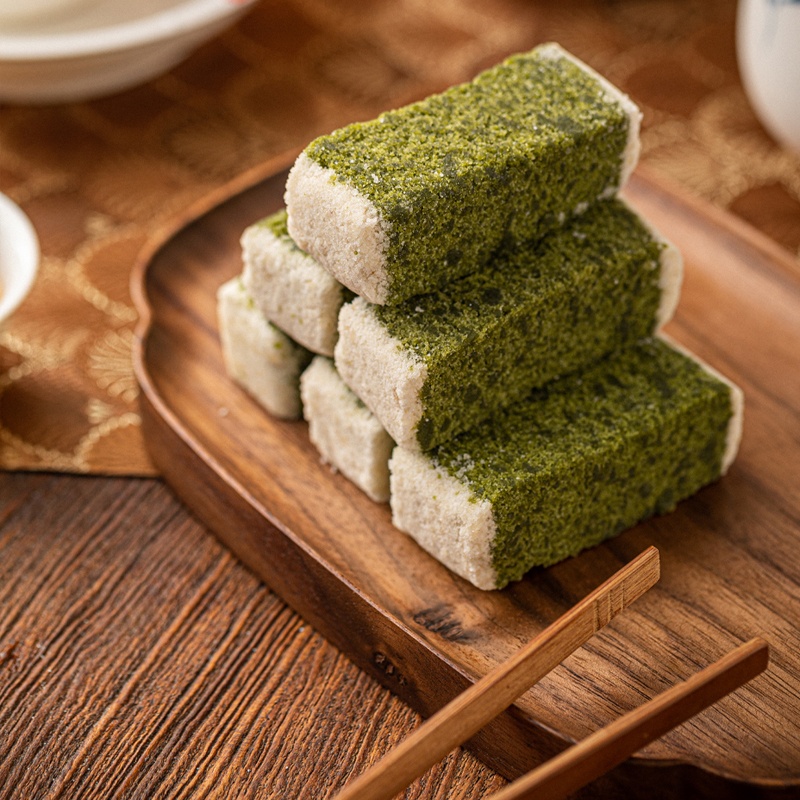 杨先生抹茶龙井芡实糕杭州特产糕点零食早餐代餐食品茶酥点心饼干