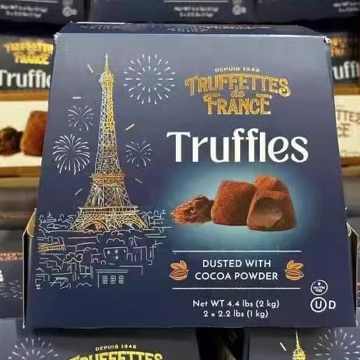 现货美国 Truffettes法国进口乔慕黑松露巧克力大自然原味送礼1KG