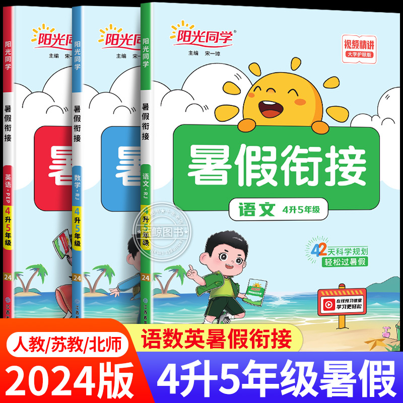 2024版阳光同学暑假衔接四升五小