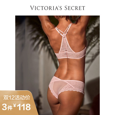 VICTORIA'S SECRET 维多利亚的秘密 11125306 女士蕾丝半包臀内