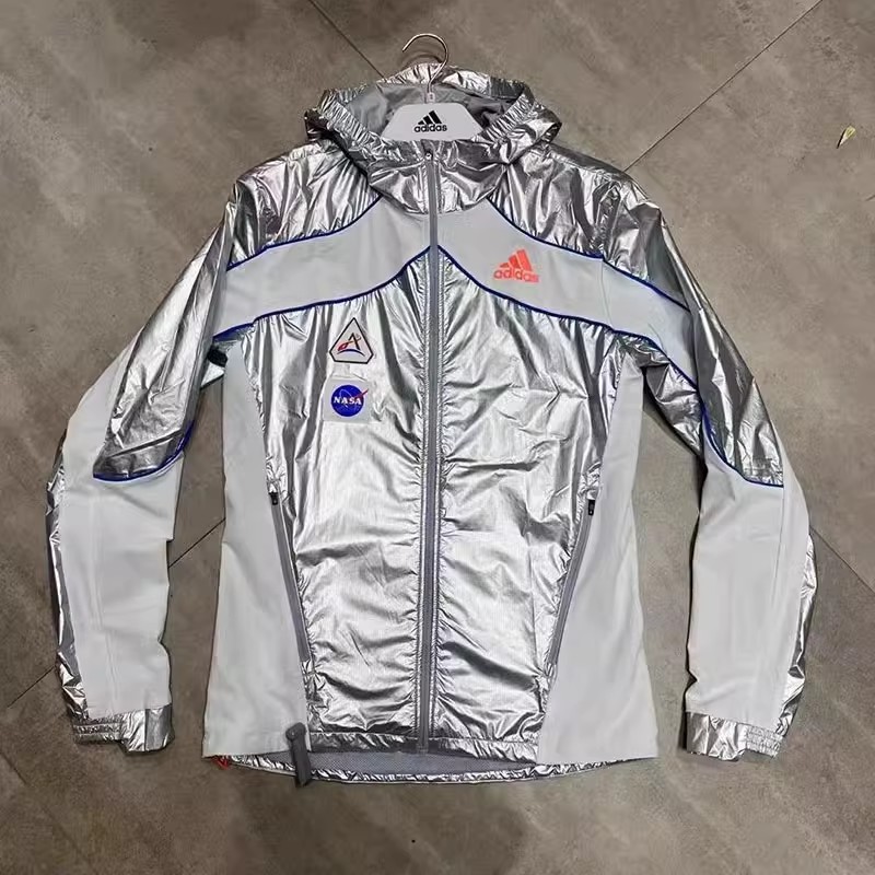 Adidas阿迪达斯外套男2022新款SPACE JKT运动训练防风夹克GK8816