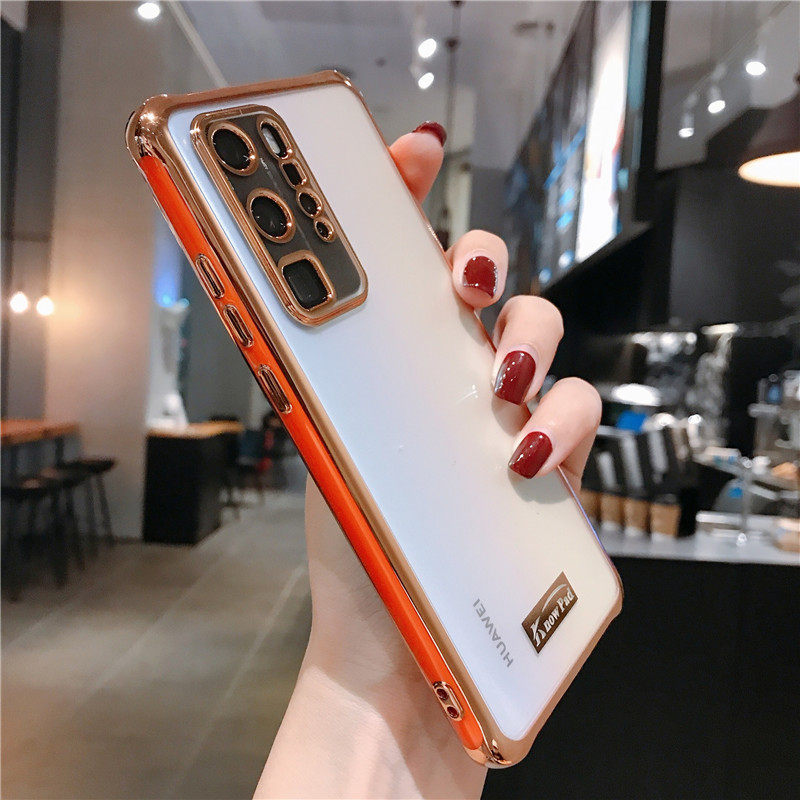 适用华为p40pro手机壳镜头全包款透明p40保护壳硅胶软外壳防摔pro新品