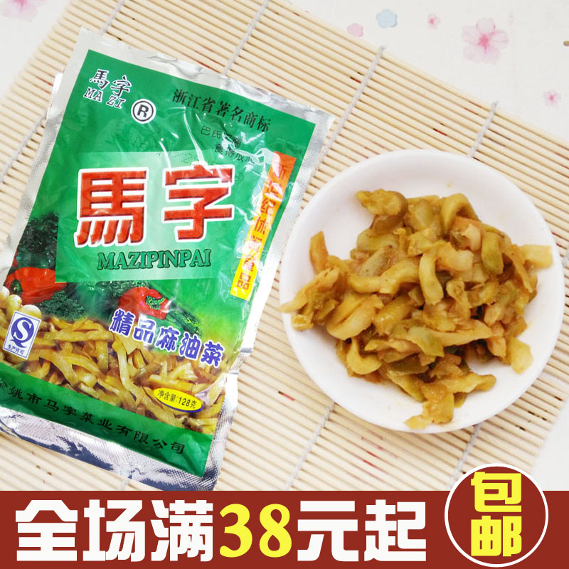 大袋马字榨菜丝 108g馬字榨菜泡菜腌菜芥菜下饭菜 蔬菜干零食品