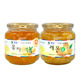 韩国进口全南蜂蜜柚子茶蜂蜜柠檬茶580g*2罐装柚子酱果酱茶冲饮