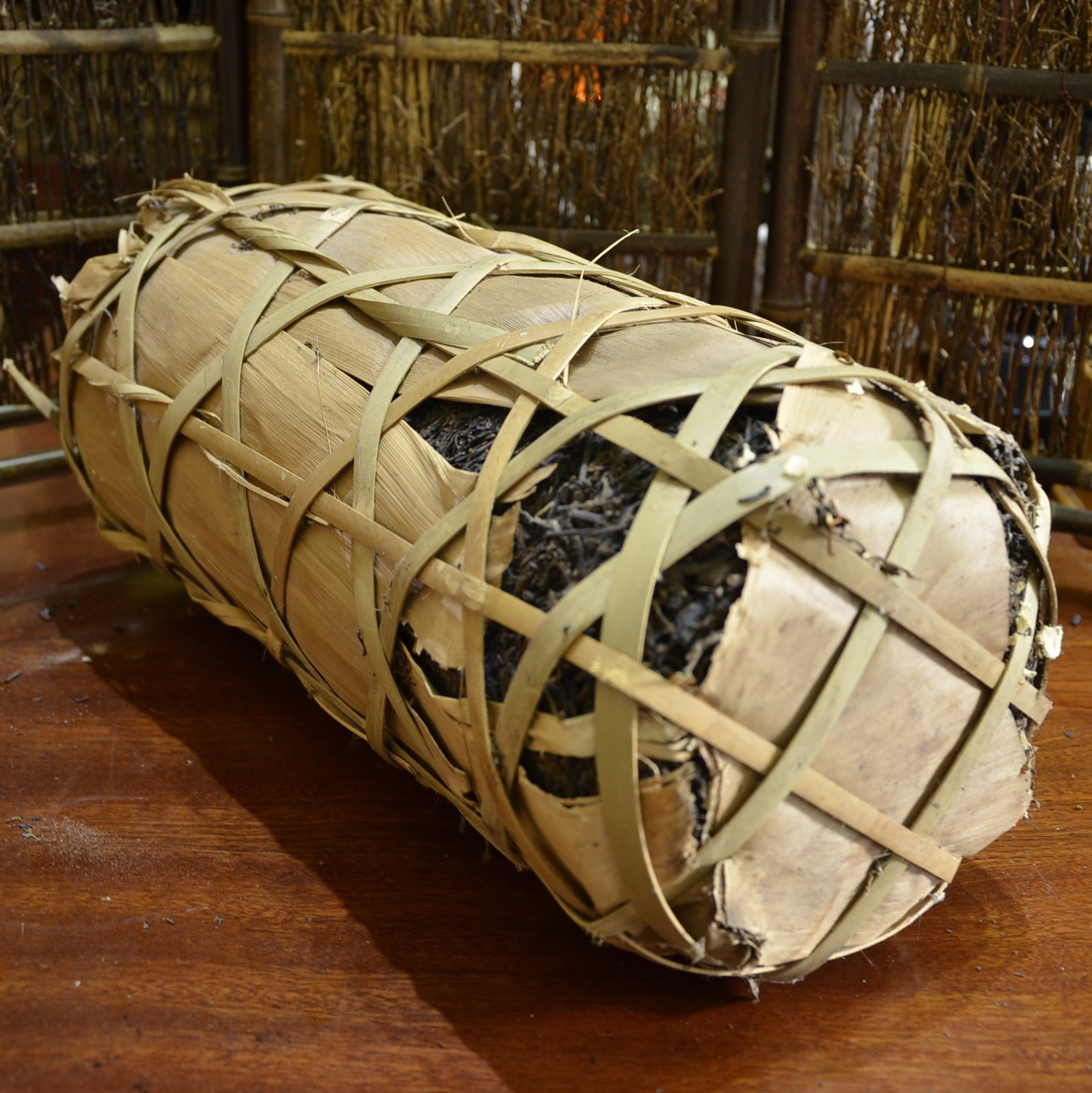 1篓 70年代竹筐 福元昌 易武料普洱茶 5公斤/篓 生茶