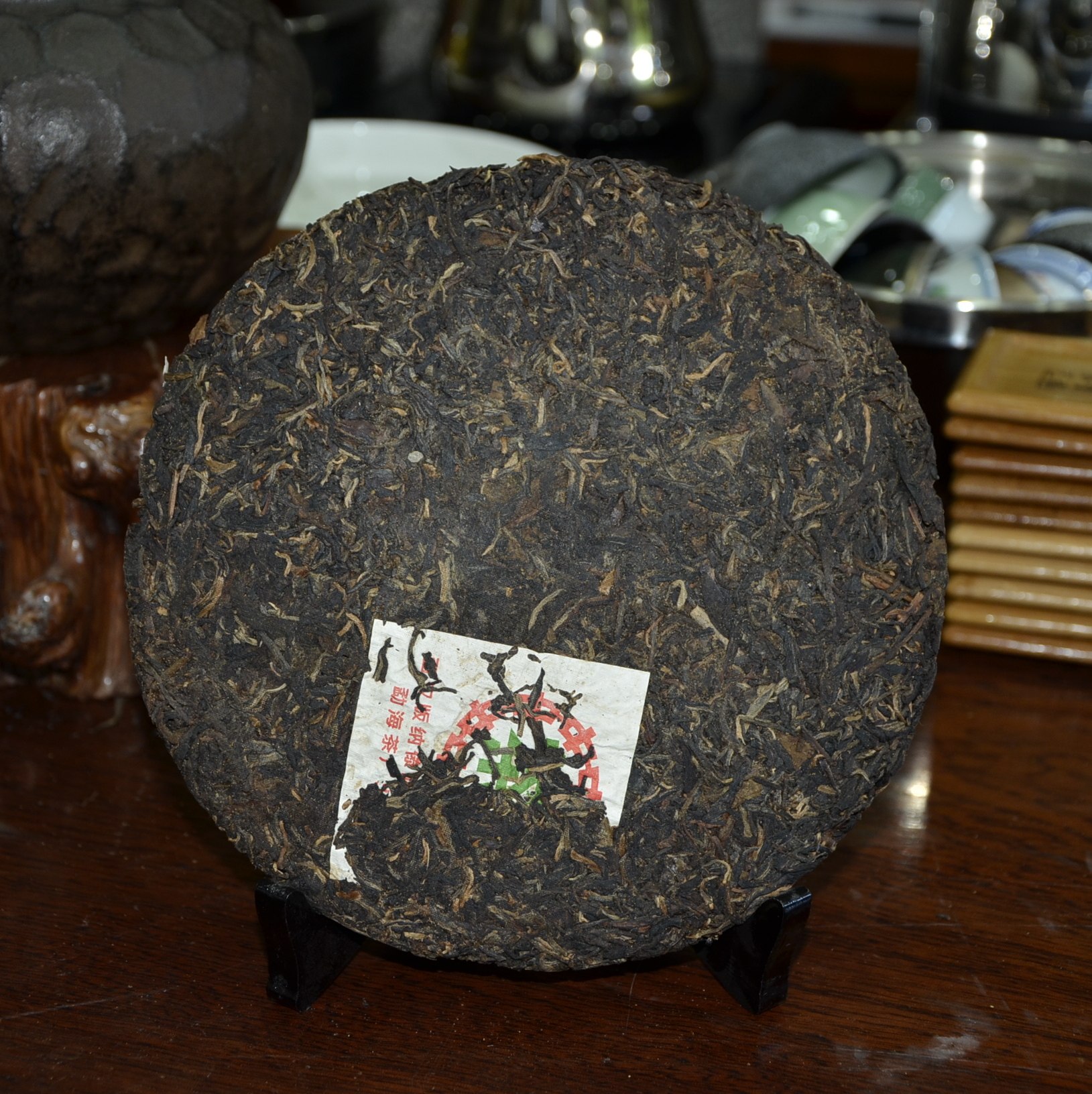 7片拍 99年中茶7532陈年普洱 357克/片 生茶