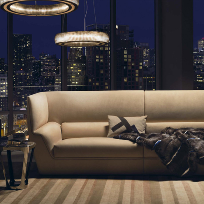 映享家 家具定制 fendi款沙发 芬迪款多人沙发 后现代客厅沙发