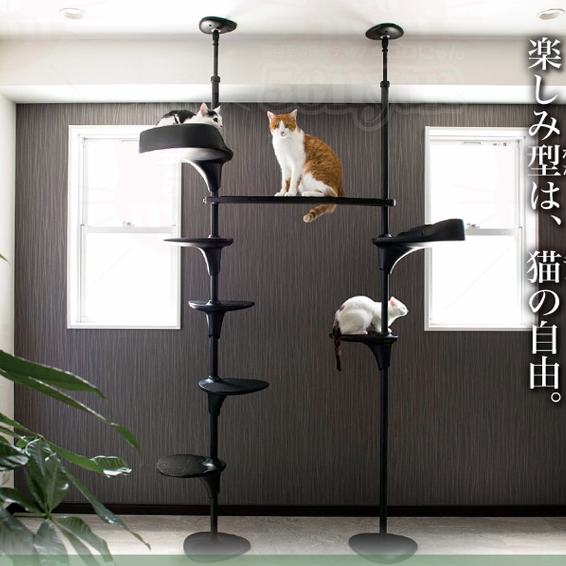 猫爬架oppo日本进口大型通天柱树脂合金可搭配易清洁猫树