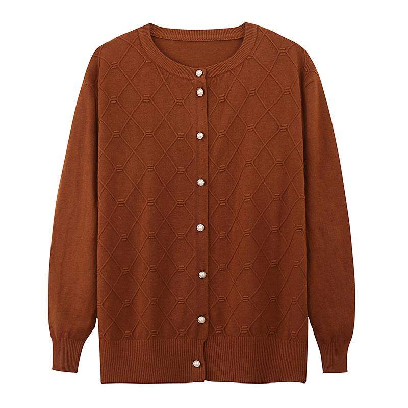 妈妈装新款秋冬装打底衫女中老年加大码长袖针织衫毛衣开衫外套春|msdalam kategori Butik wanita / wanita, wanita pertengahan umur - dari Buy2taobao.com untuk memberikan perkhidmatan ejen Taobao profesional membeli