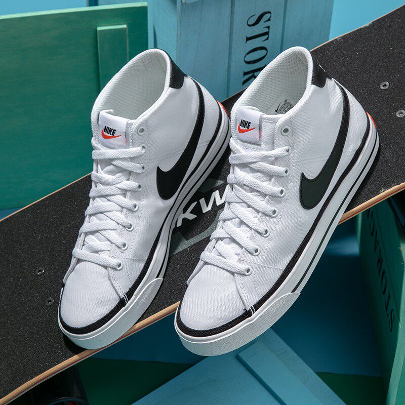 nike耐克女鞋2022年新款高帮w blazer mid 77休闲鞋子cz1055-110