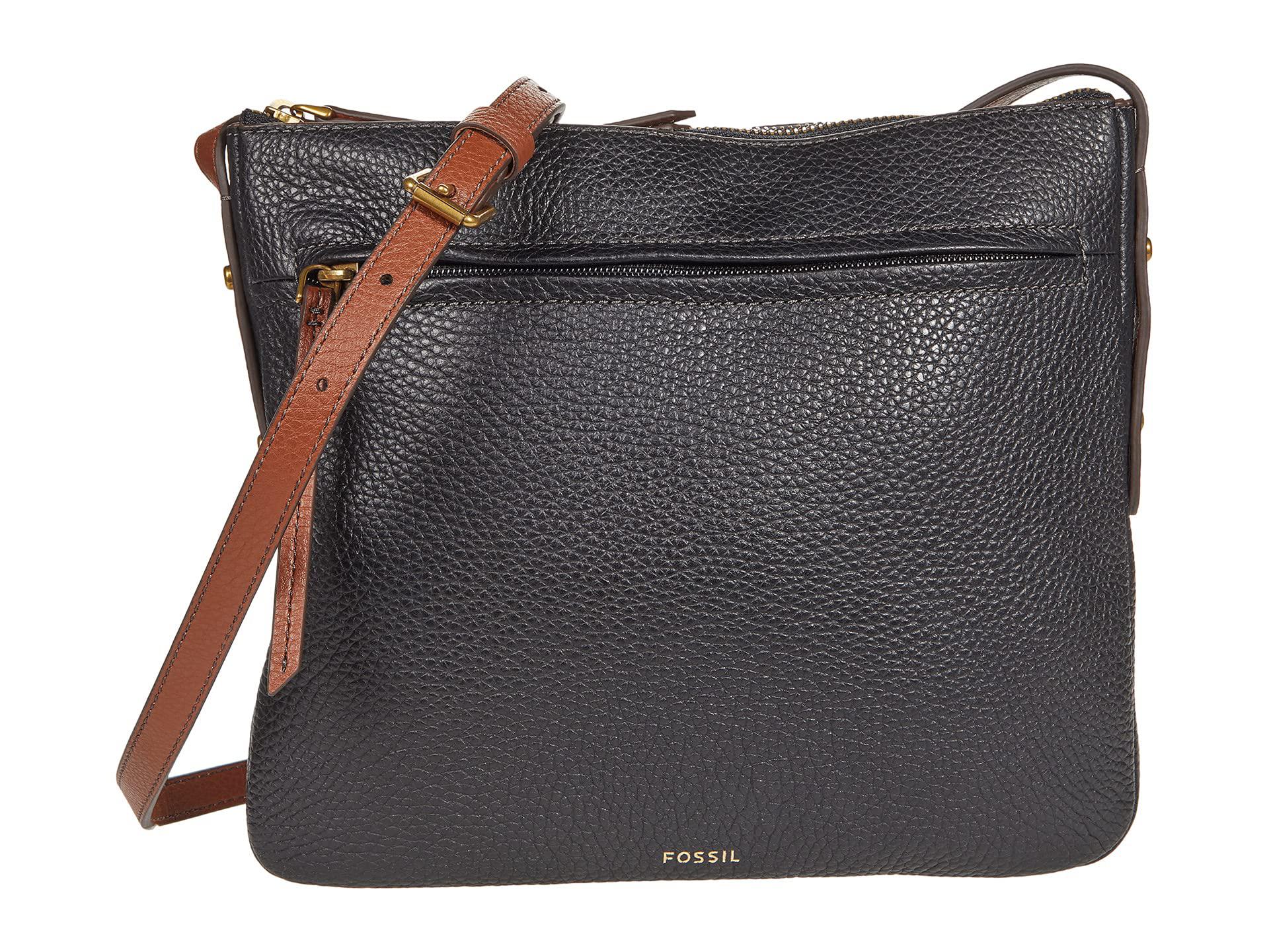 fossil化石女士时尚气质新款经典海外代购专柜单肩包横款休闲风