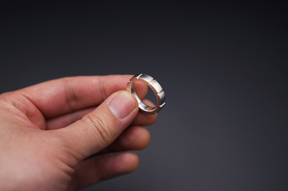 纯银戒指指环银饰开口日韩时尚简约情侣男女个性未镶嵌原创设计新