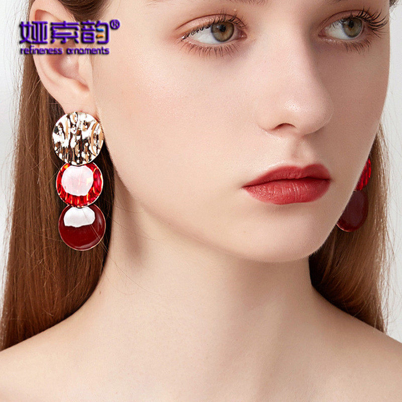 娅索韵欧美夸张大耳环耳坠网红新款潮时尚气质名媛送女友节日礼物