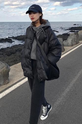 花之秀大码羽绒服 HZXDMYRFY0008