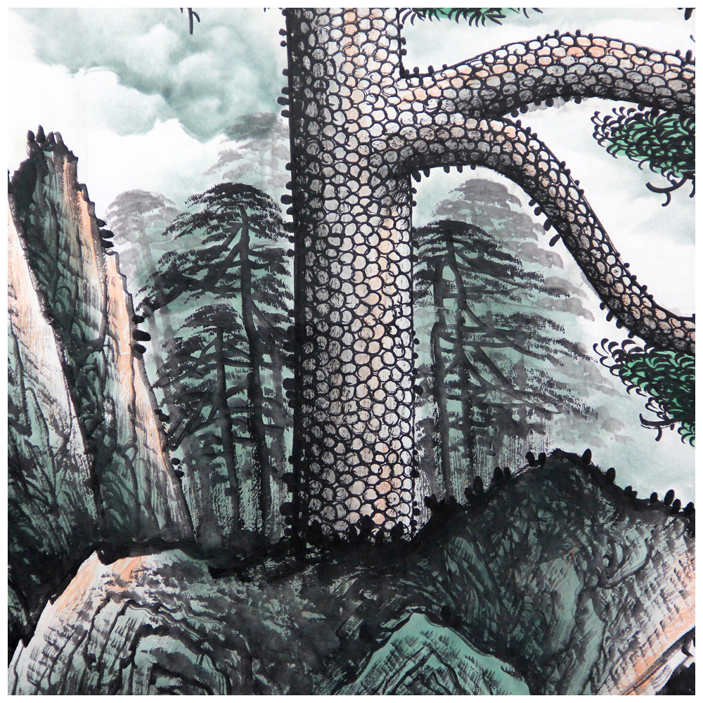 许景源《迎客松》 070