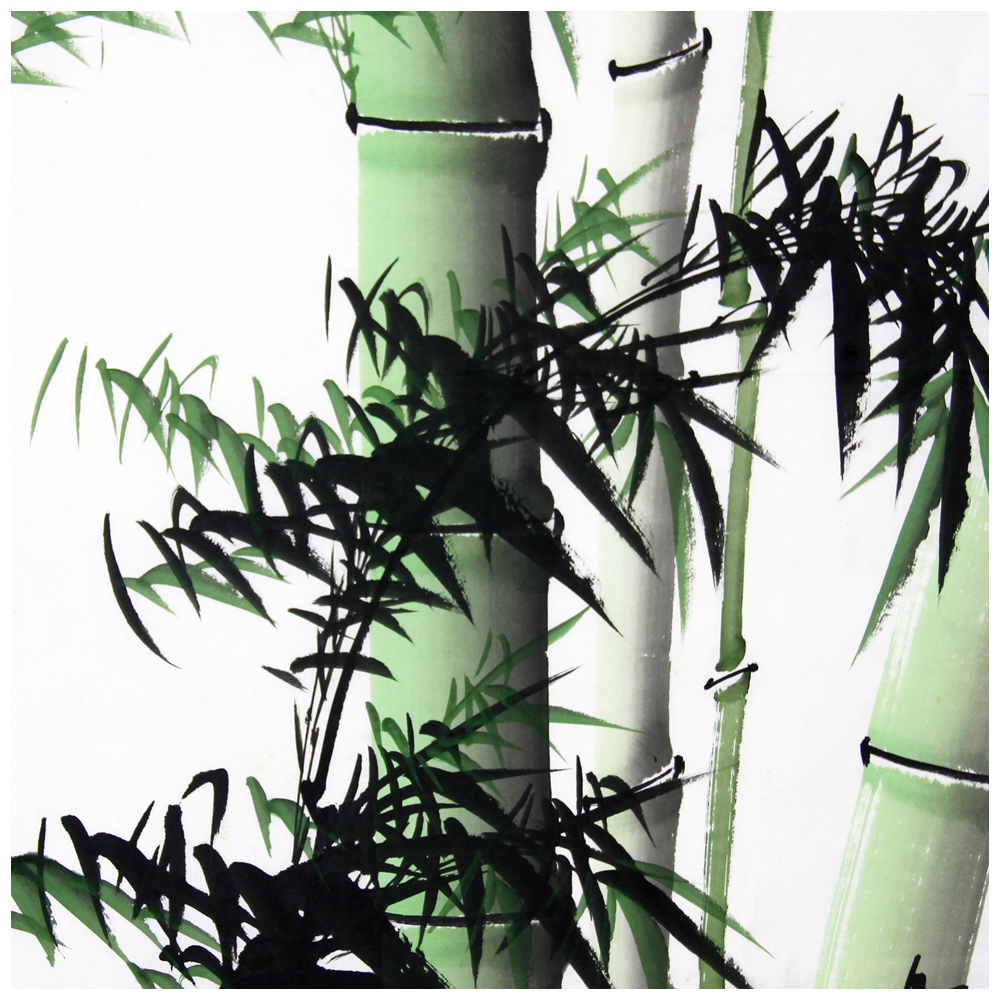 李庆刚《竹报平安全家福》 h715