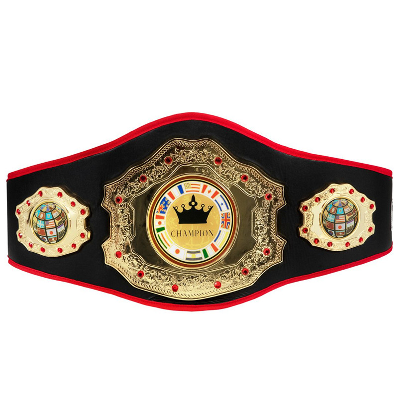 title拳击泰拳综合格斗比赛颁奖冠军金腰带wbc腰带拳击