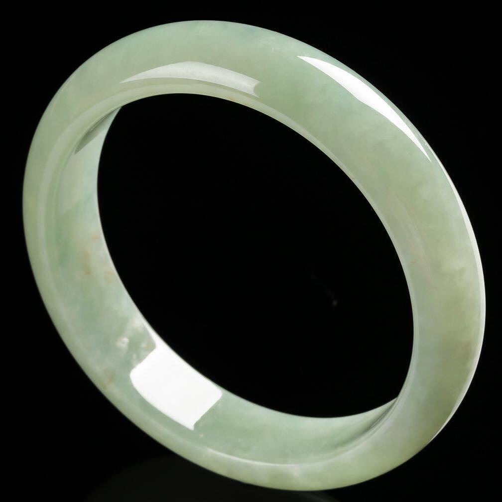 【源头好货-四会】皇廷-翡翠a货冰润宽边福镯55.02g内径56.8mm