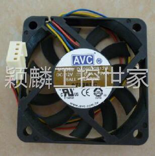 。颖麟原装正品 AVC DA06010B12U 6010 DC12V 0.4A 6cm 4线PWM 散