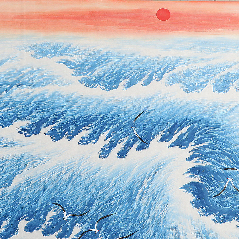 周天《海纳百川03》中国著名画家