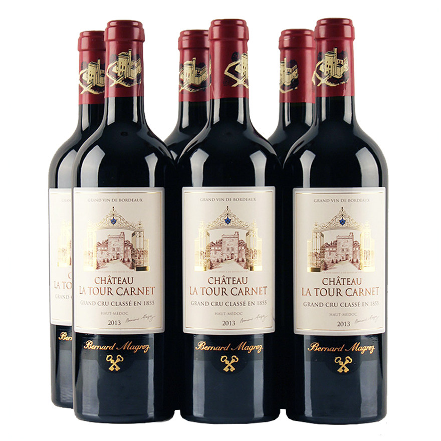【6支】2013年 拉图嘉利副牌干红葡萄酒 chateau la tour-carnet