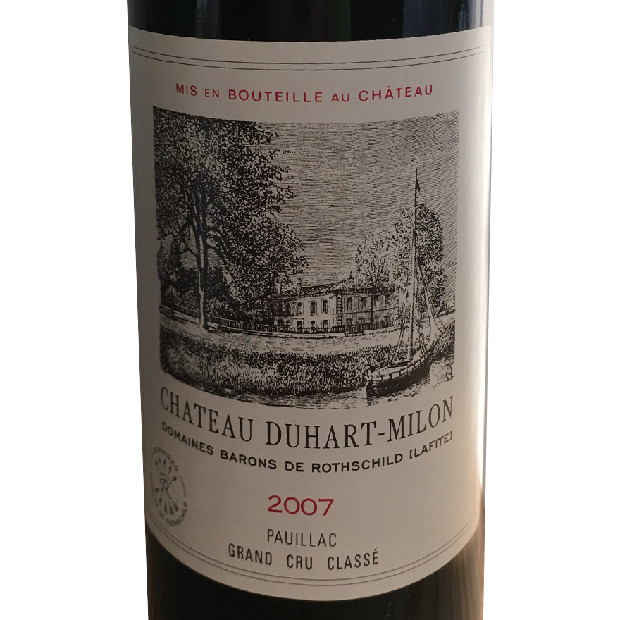 【3支】2007年 杜哈米隆古堡干红葡萄酒 chateau duhart-milon