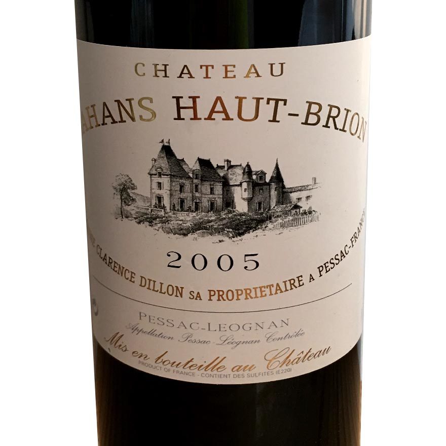 【3支】2005年侯伯王庄园副牌奥比昂红葡萄酒 chateau haut-brion