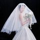 《澜蒂纱》韩式新娘蓬蓬头纱超仙多层婚纱新款结婚旅拍卷边头纱