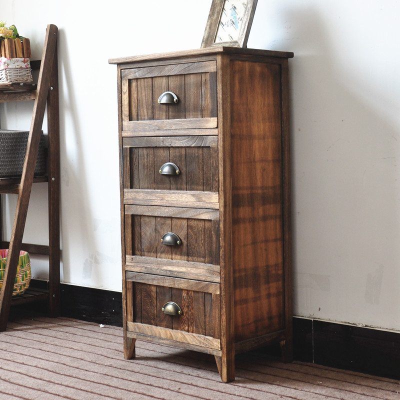 American style Pastoral wind solid wood Rattan Lock bedside cupboard Retro Storage Storage cabinet bedroom Corner cabinetin the Residential furniture , Cabinet , Bedside cabinet category - from Buy2taobao.com to provide professional Taobao agent buy service