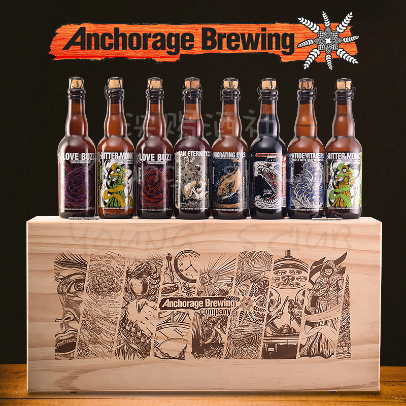 满分尖货礼盒装美国进口安克雷奇精酿啤酒6瓶无尽的永劫苦行僧等