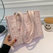 High-quality large-capacity large-capacity women's bag 2021 new trendy Western-style all-match shoulder bag retro texture tote bag
