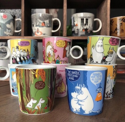 姆明 moomin 亚美 姆明餐厅咖啡杯 甜品杯 陶瓷迷你杯 系列